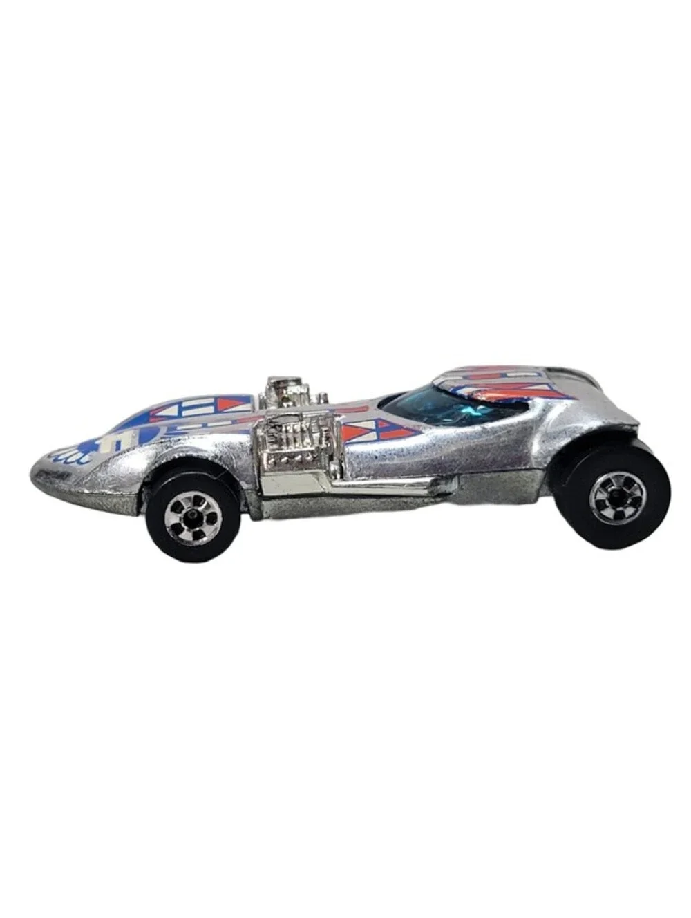 Vintage 1977 Hot Wheels Super Chromes Twin Mill ll Hong Kong Loose